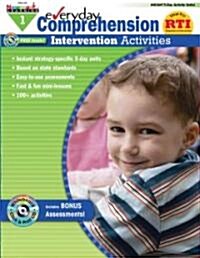 Everyday Comprehension Intervention Activities Grade 1 New! [With CDROM] (Paperback)