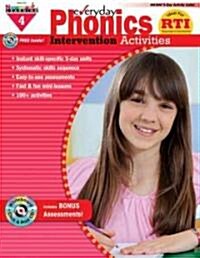 Everyday Phonics Intervention Activities Grade 4 New! [With CDROM] (Paperback)