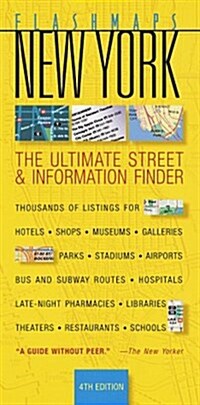 Flashmaps New York: The Ultimate Street & Information Finder (Fodors Flashmaps New York City) (Paperback, 4)