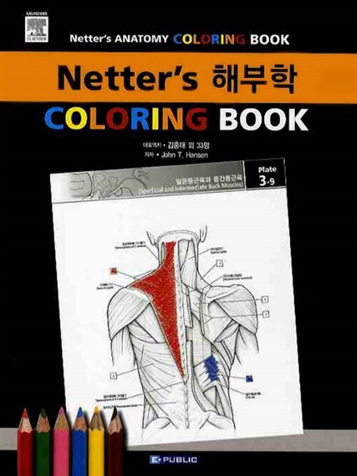 [중고] Netter‘s 해부학 Coloring Book