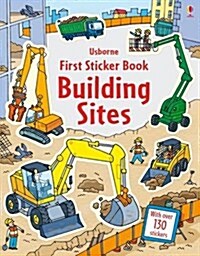 First Sticker Book Building Sites (Paperback)