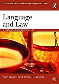 Language and Law : A Resource Book for Students (Paperback)