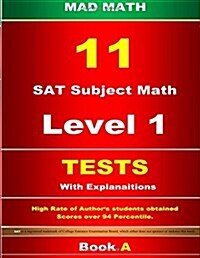 SAT Subject Math Level 1 Tests 11 Book a (Paperback)