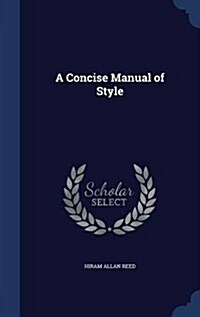 A Concise Manual of Style (Hardcover)