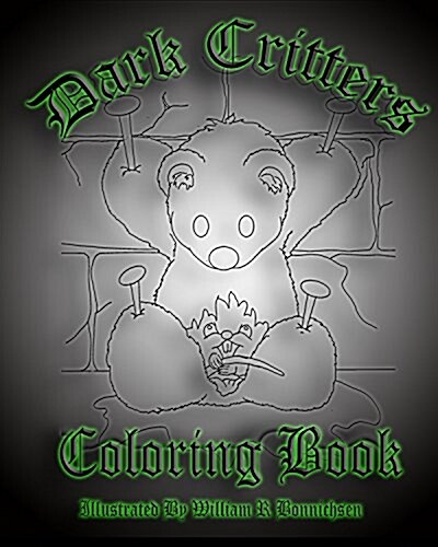 Dark Critters Coloring Book (Paperback)