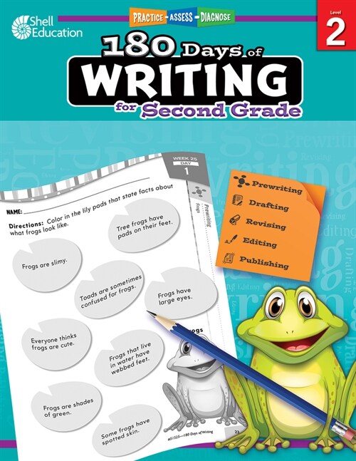 180 Days of Writing for Second Grade: Practice, Assess, Diagnose (Paperback)