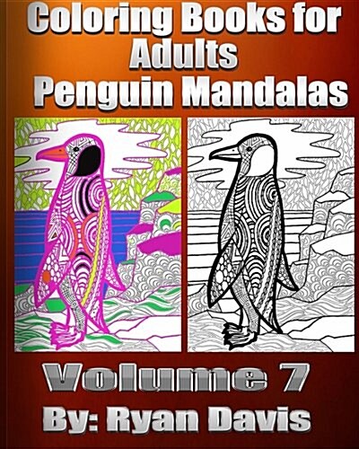 Coloring Books for Adults - Penguin Mandalas (Paperback)