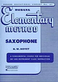 Rubank Elementary Method Saxophone (Paperback)