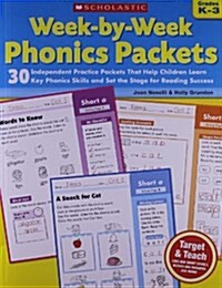 Week-By-Week Phonics Packets: Grades K-3 (Paperback)