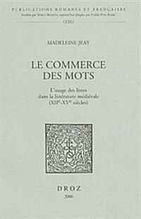 Le Commerce Des Mots (Paperback)