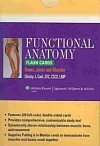 Functional Anatomy Flash Cards: Bones, Joints and Muscles (Loose Leaf)