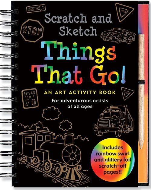 Scratch & Sketch Things That Go (Trace-Along) (Spiral)