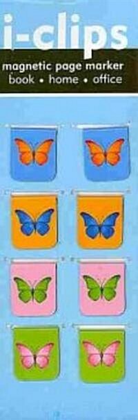 Iclip Magnetic Bkmk Butterflies (Other)