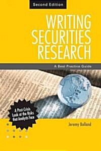 Writing Securities Research 2E (Hardcover, 2)