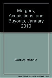 Mergers, Acquisitions, and Buyouts, January 2010 (Paperback)