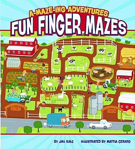 A-Maze-Ing Adventures: Fun Finger Mazes (Paperback)