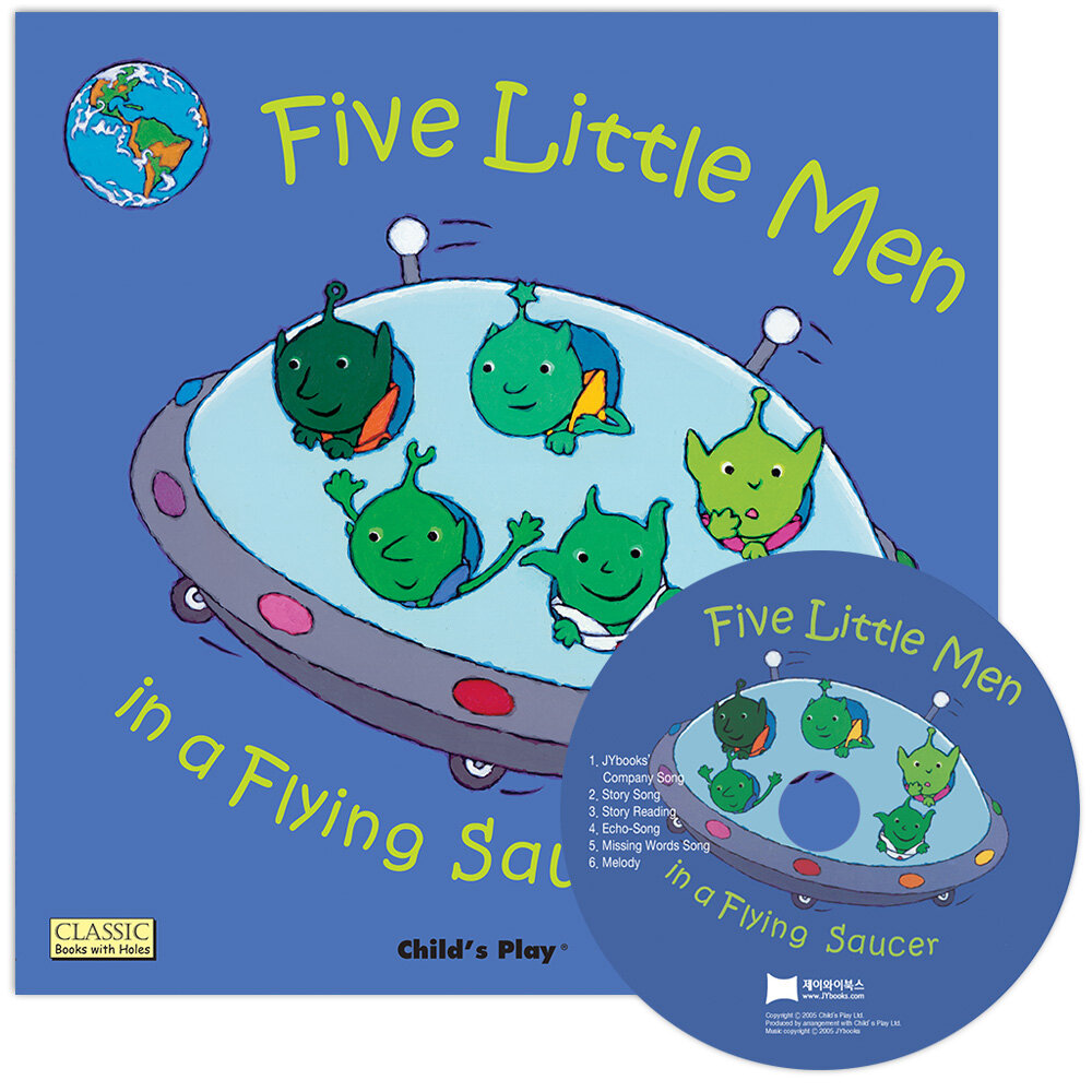 [중고] 노부영 마더구스 세이펜 Five Little Men (Paperback + CD)