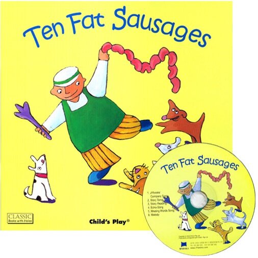 [중고] 노부영 마더구스 세이펜 Ten Fat Sausages (Paperback + CD)