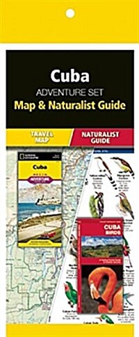Cuba Adventure Set: Map & Naturalist Guide [With Charts] (Folded)