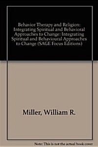 Behavior Therapy and Religion (Paperback)