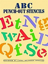 ABC Punch Out Stencils (Paperback)