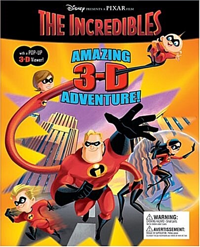 The Incredibles Amazing 3-D Adventure! (Hardcover)