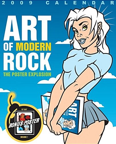 Art of Modern Rock 2009 Calendar (Paperback, Pass Code, Wall)