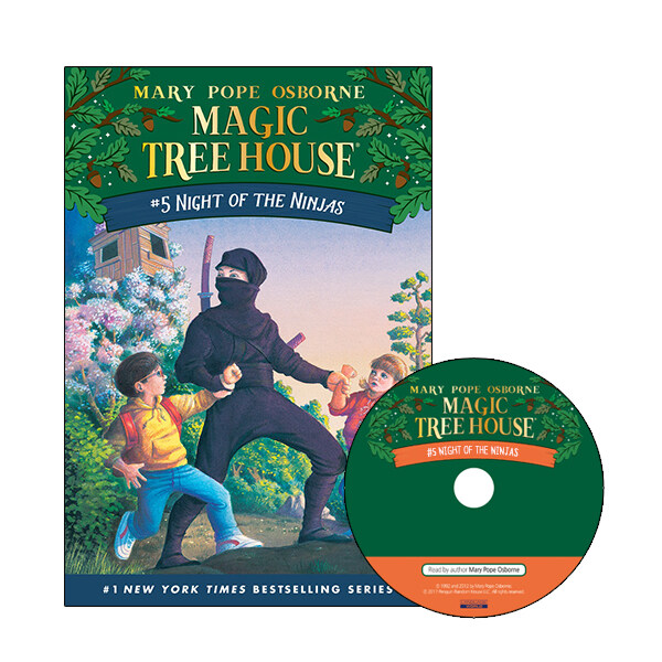 [중고] Magic Tree House #05 : Night of the Ninjas (Paperback + CD) (Paperback + CD)