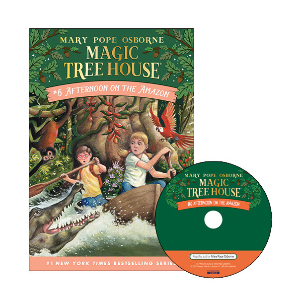 [중고] Magic Tree House #06 : Afternoon on the Amazon (Paperback + CD) (Paperback + CD)