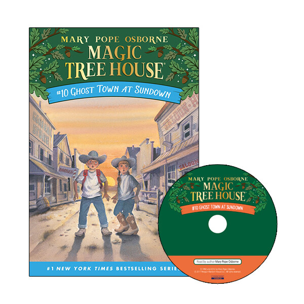 [중고] Magic Tree House #10 : Ghost Town at Sundown (Paperback + CD) (Paperback + CD)