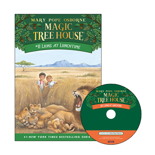 [중고] Magic Tree House #11 : Lions at Lunchtime (Paperback + CD)