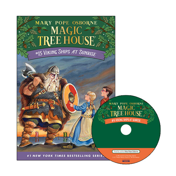 Magic Tree House #15 : Viking Ships at Sunrise (Paperback + CD)