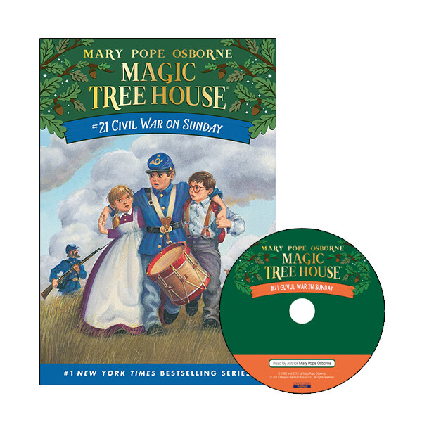 [중고] Magic Tree House #21 : Civil War on Sunday (Paperback + CD) (Paperback + CD)