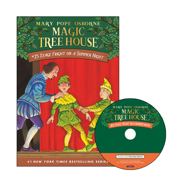 [중고] Magic Tree House #25 : Stage Fright on a Summer Night (Paperback + CD)