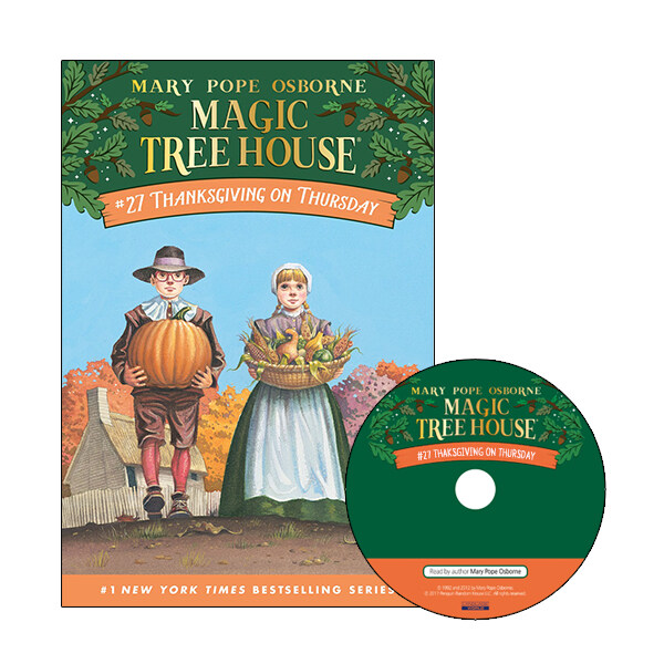 [중고] Magic Tree House #27 : Thanksgiving on Thursday (Paperback + CD) (Paperback + CD)
