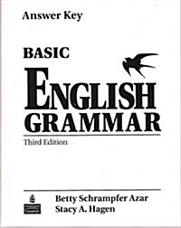 [중고] Basic English Grammar (Answer Key), 3/E (Paperback, 3)