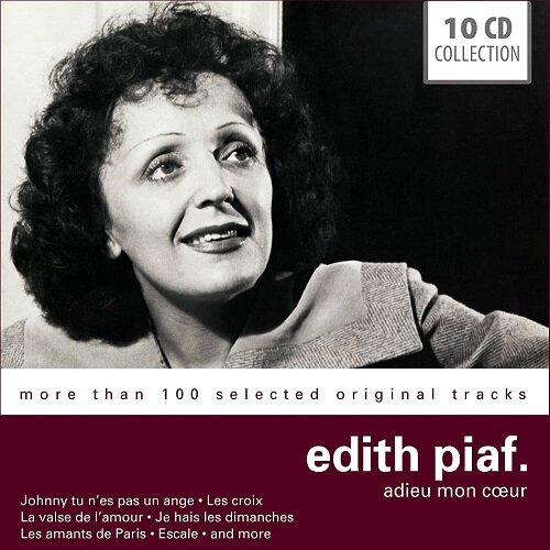 [수입] Edith Piaf - Adieu Mon Coeur [10CD Box]