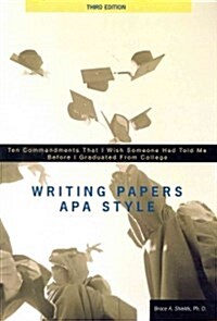 Writing Papers APA Style (Paperback, 3rd)