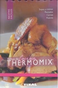 Fichas de cocina con Thermomix / Cooking with Thermomix (Hardcover, Spiral, Illustrated)