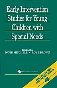 Early Intervention Studies for Young Children with Special Needs (Paperback)