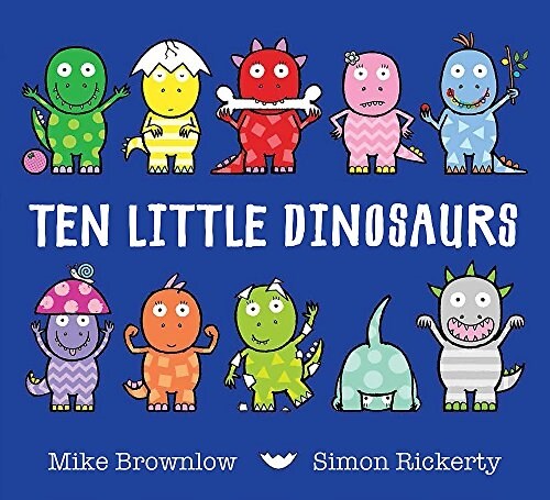 [중고] Ten Little Dinosaurs (Paperback)