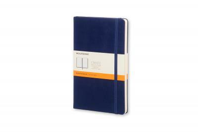 Moleskine Prussian Blue Large Hard Ruled Notebook (Hardcover)