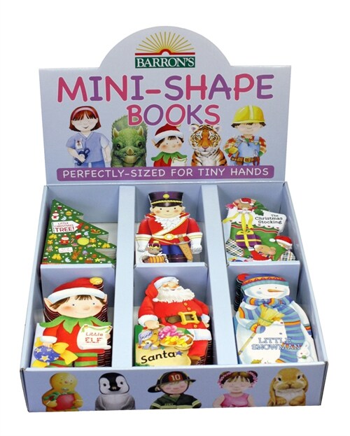 Mini People Shape Holiday Books 18-Copy Packed Counter Display (Paperback)