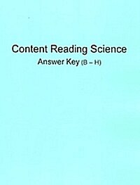 Content Reading: Science 답지 (Level B - H)