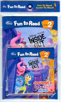 Disney Fun To Read Set 2-29 / Journey into the Mind [인사이드 아웃] (Paperback with workbook + CD) - Disney FTR Set 2-29