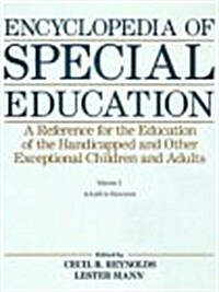 Encyclopedia of Special Education (Hardcover)