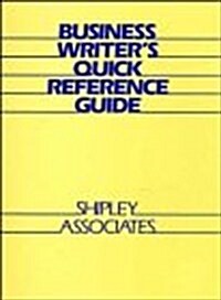 Business Writers Quick Reference Guide (Paperback, Spiral)