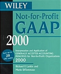 Wiley Not-For-Profit Gaap 2000 (Paperback, CD-ROM)