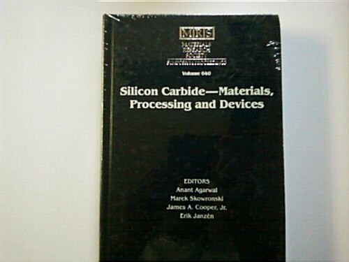 Silicon Carbide--Materials, Processing and Devices (Hardcover)