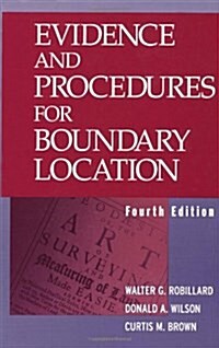 Evidence and Procedures for Boundary Location (Hardcover, 4th)